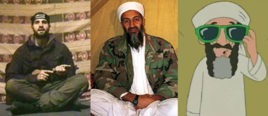 Kayvan Novak en Four lions (2010), Osama Bin Laden, Parodia de Bin Laden en la serie "Padre de Familia"